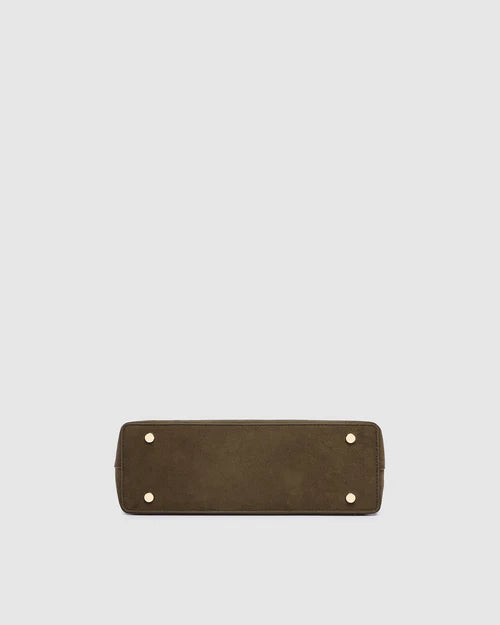 Louenhide Nicole Suedette Handbag - Olive
