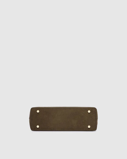 Louenhide Nicole Suedette Handbag - Olive
