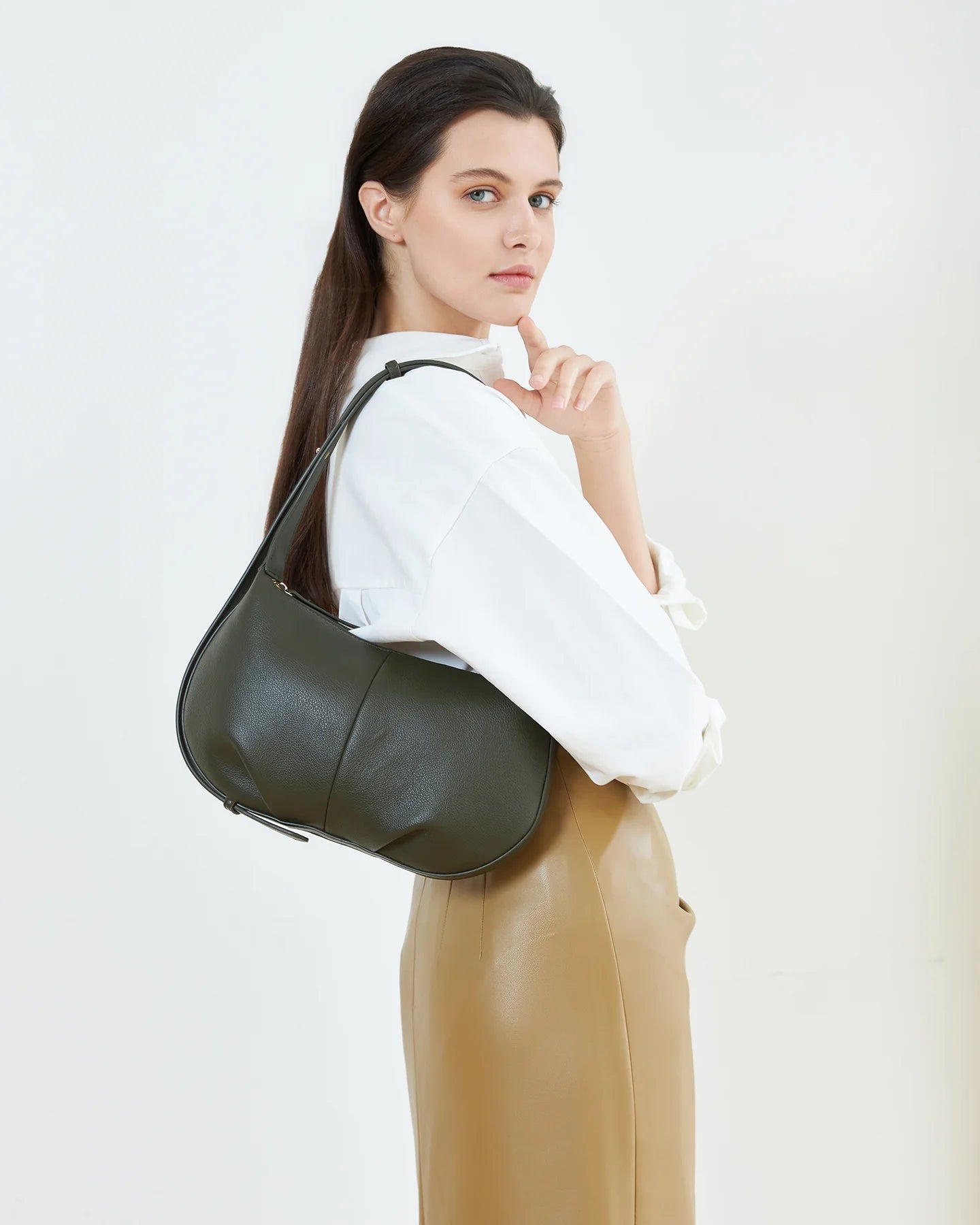 Louenhide Olivia Shoulder Bag - Olive