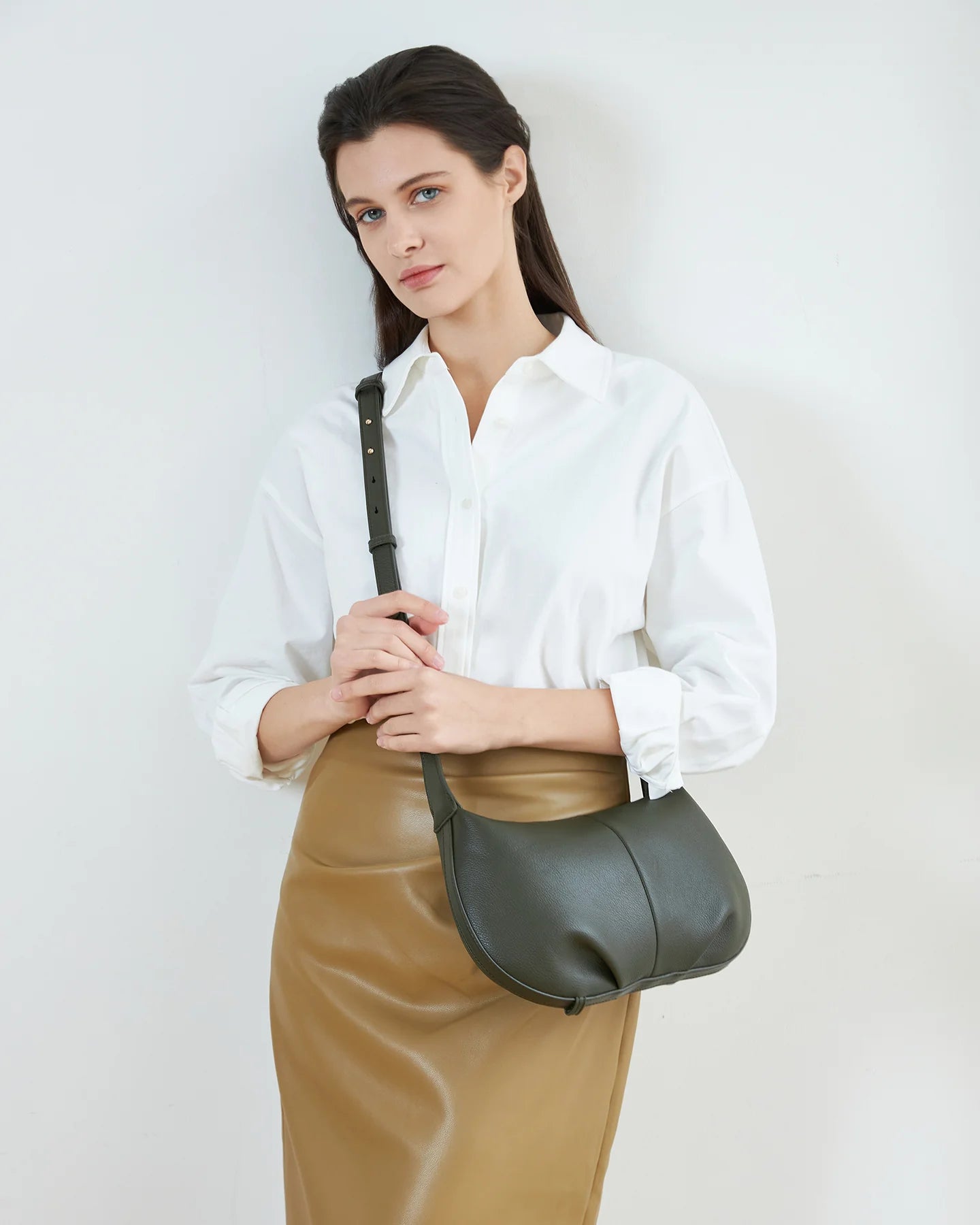 Louenhide Olivia Shoulder Bag - Olive