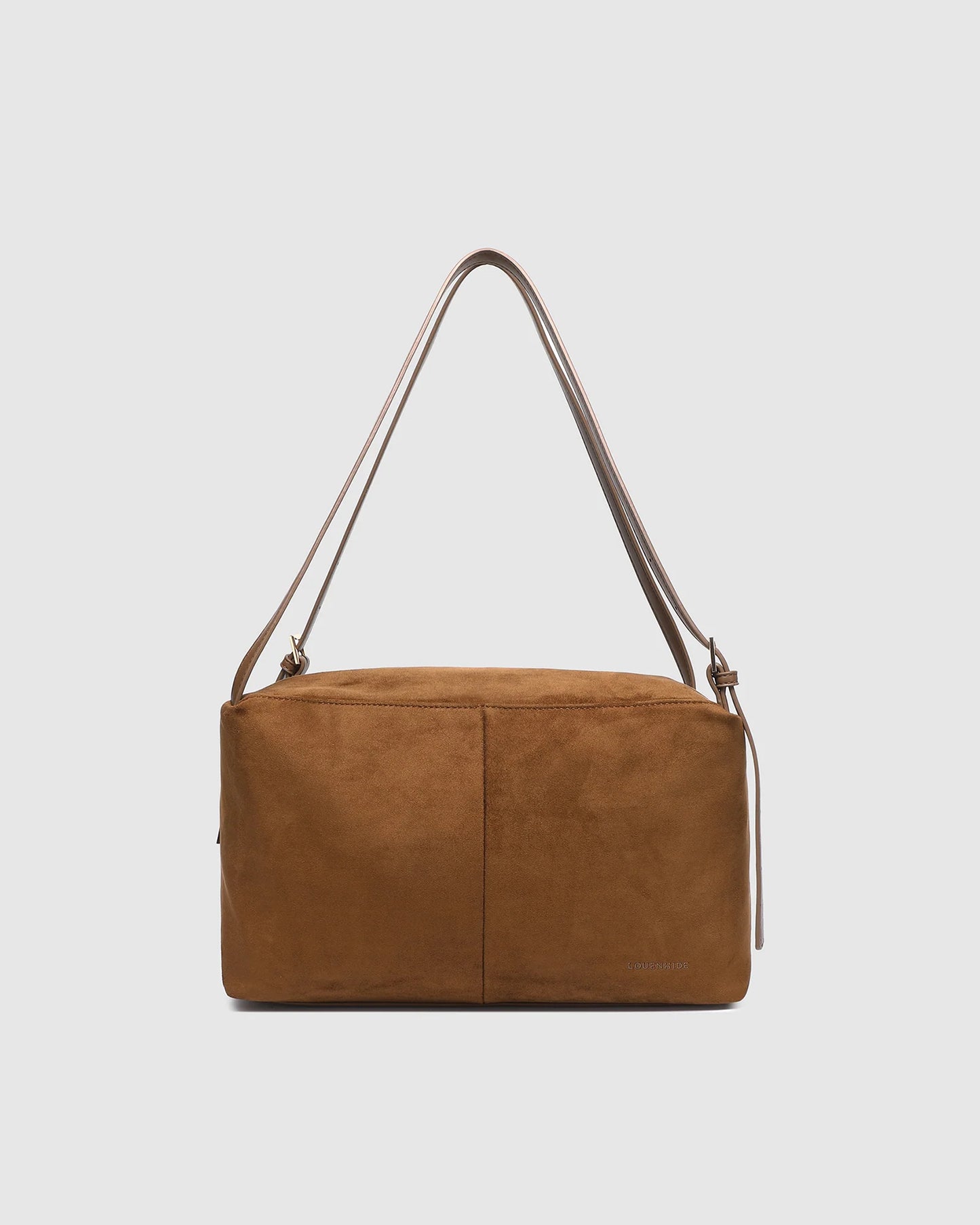Louenhide Marissa Suedette Shoulder Bag - Cognac