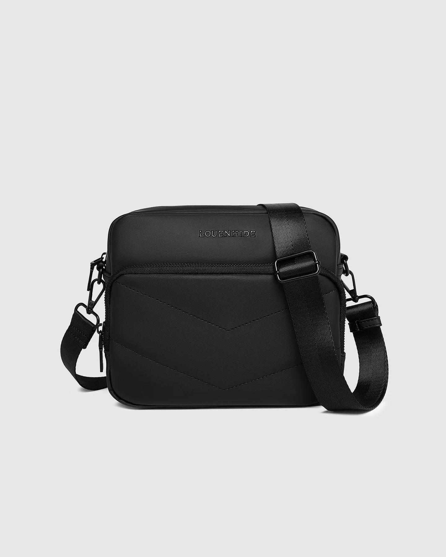 Louenhide London Camera Crossbody Bag | Black