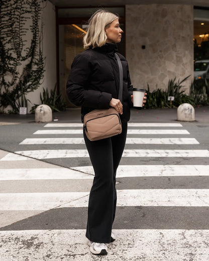 Louenhide London Camera Crossbody Bag | Mocha