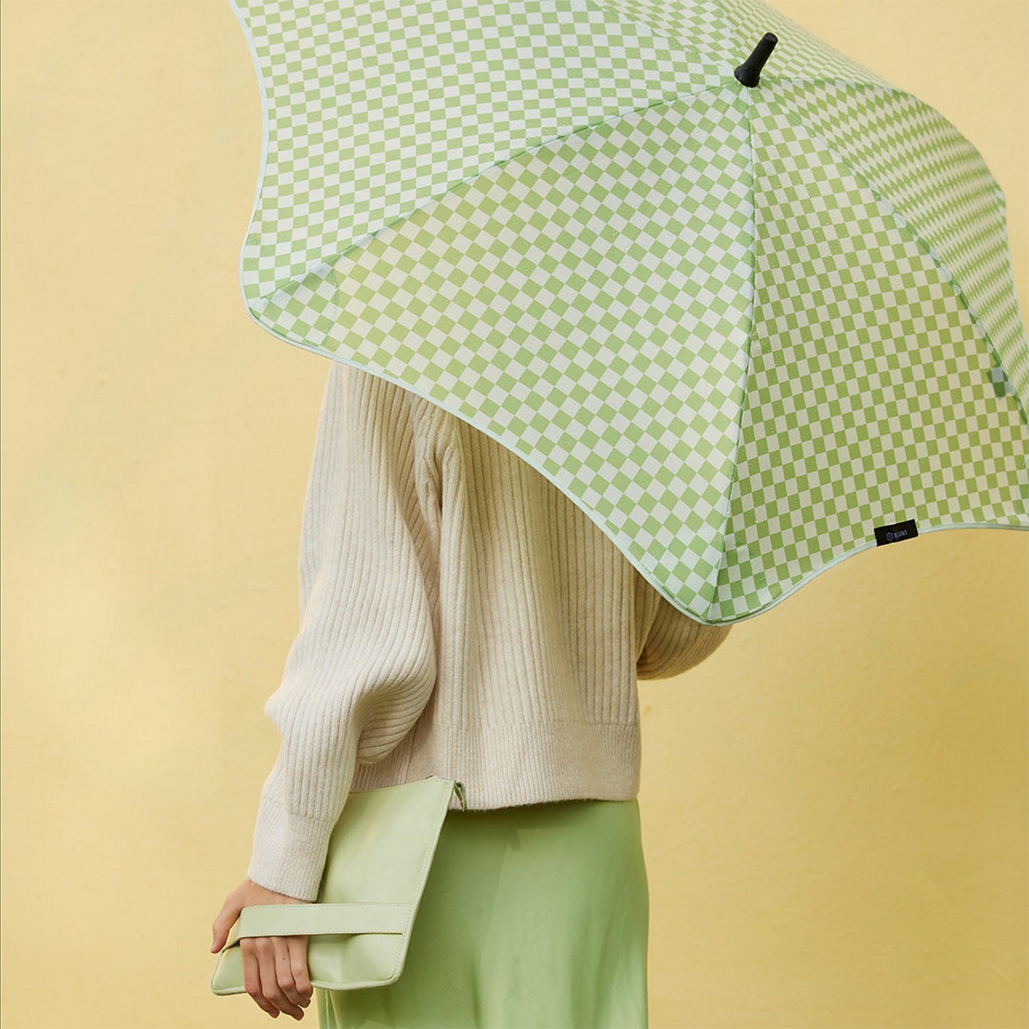 Blunt Coupe 105cm Umbrella | Melon Checkerboard