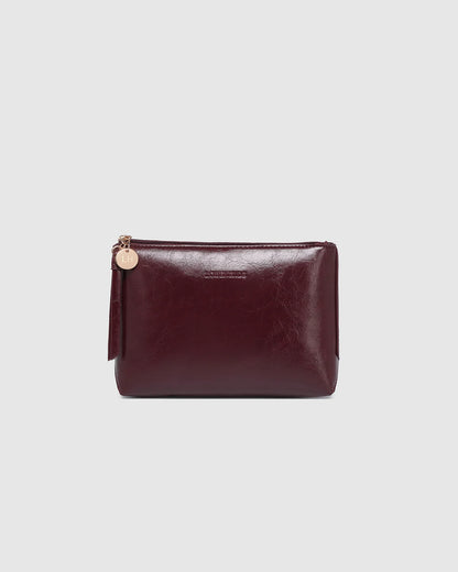 Louenhide Riley & Everyday Pouch Set - Burgundy Patent