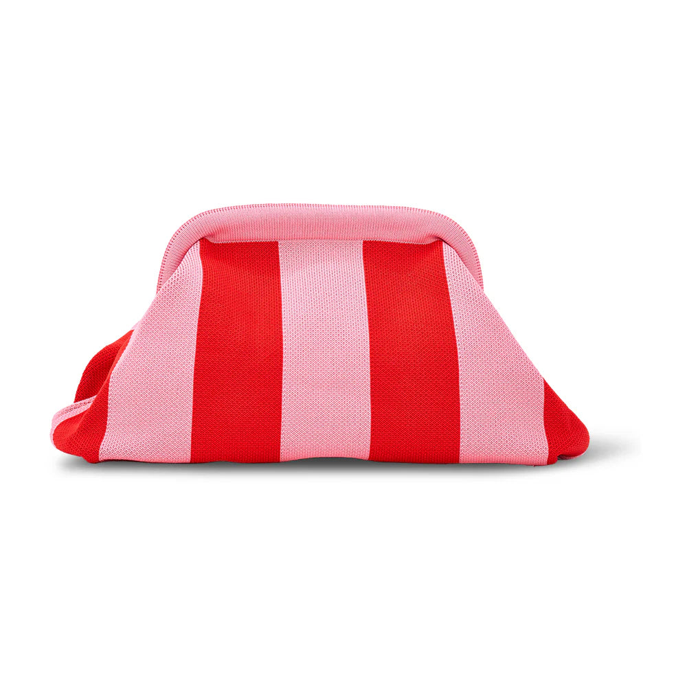 Dumpling Clutch - Pink & Red