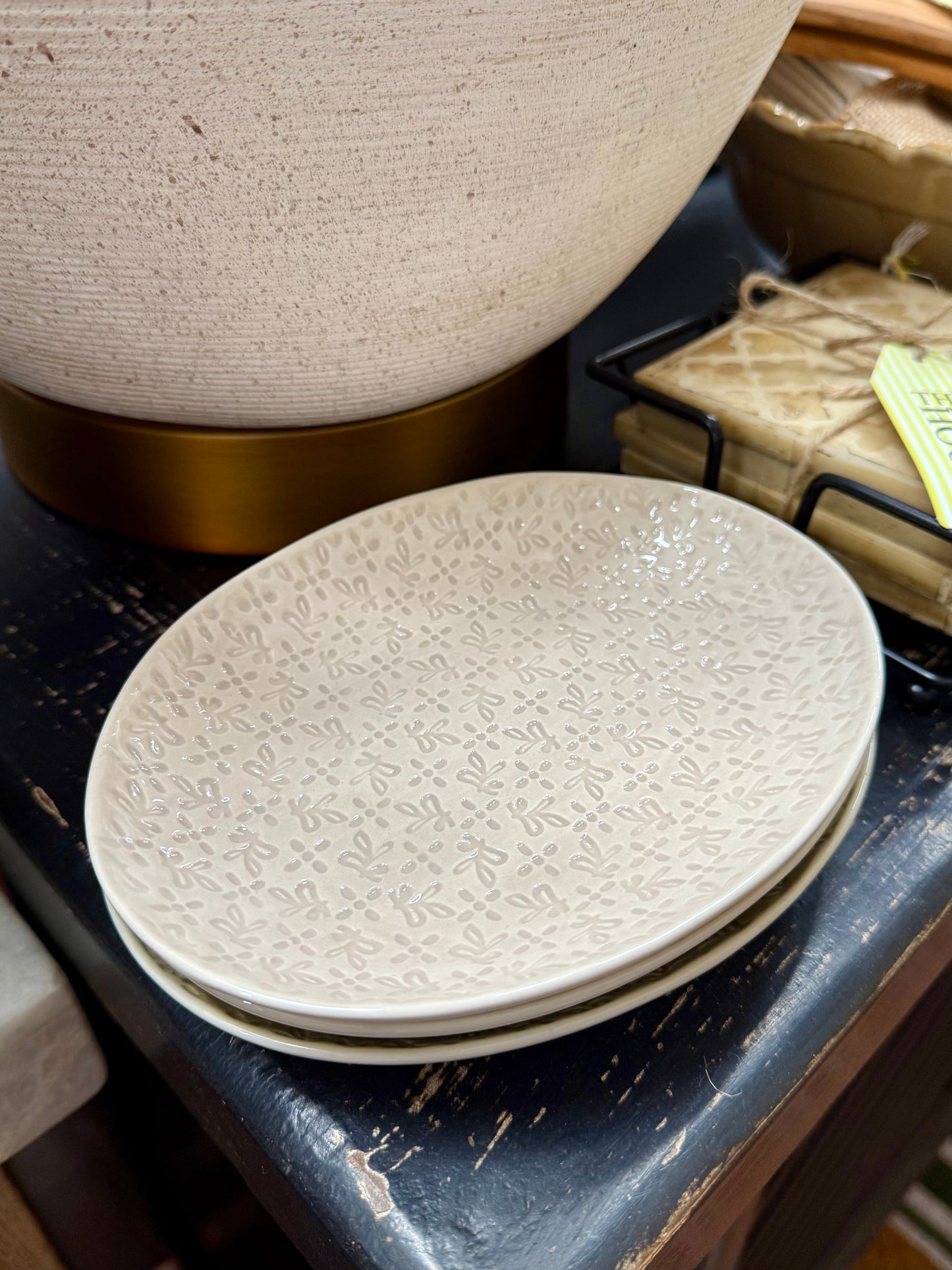 Small Oval Serving Plates- Set of 3