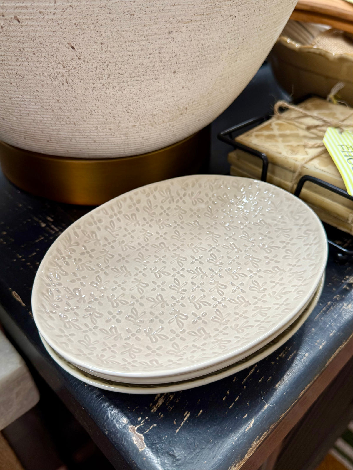 Small Oval Serving Plates- Set of 3
