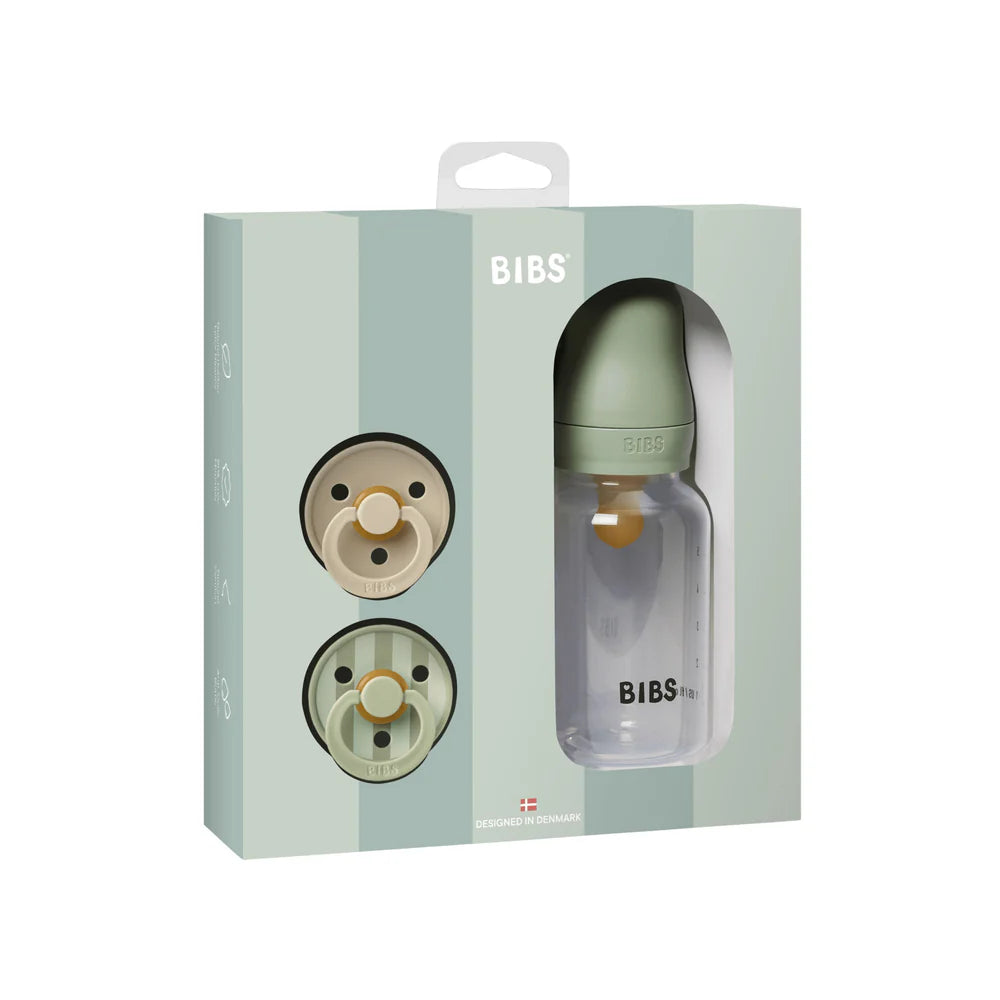 BIBS Gift Set, Baby Sprinkle - Sage