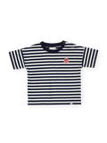 Essential Stripe Logo T-Shirt - Navy