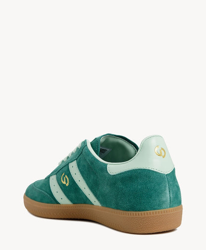 Goodsole 2001 Parallel - Green Suede / Mint Leather