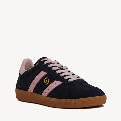 Goodsole 2001 Parallel - Navy Suede / Pink Leather