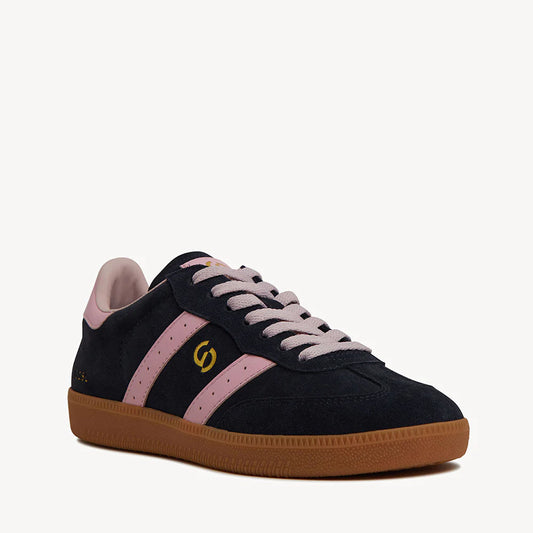 Goodsole 2001 Parallel - Navy Suede / Pink Leather