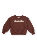 Goldie + Ace Comfy Chestnut Embroidered Sweater