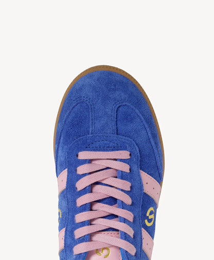 Goodsole 2001 Parallel - Cobalt Blue / Pink Suede