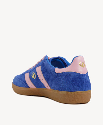 Goodsole 2001 Parallel - Cobalt Blue / Pink Suede