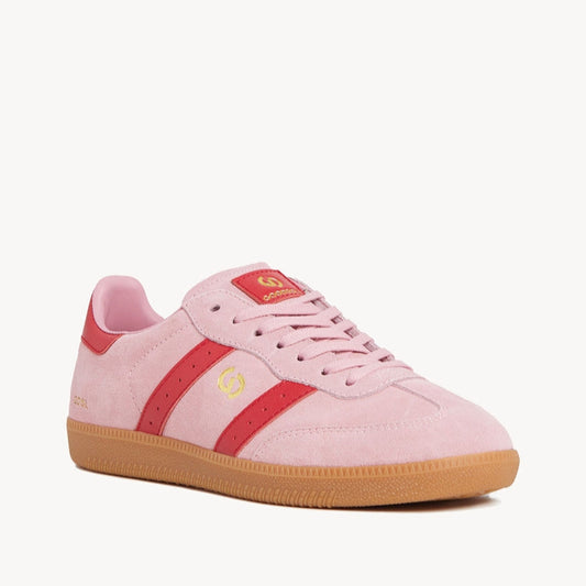 Goodsole 2001 Parallel - Pink Suede / Red Leather