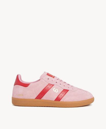 Goodsole 2001 Parallel - Pink Suede / Red Leather