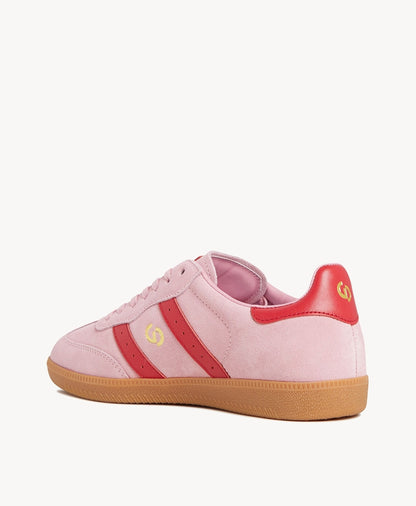 Goodsole 2001 Parallel - Pink Suede / Red Leather
