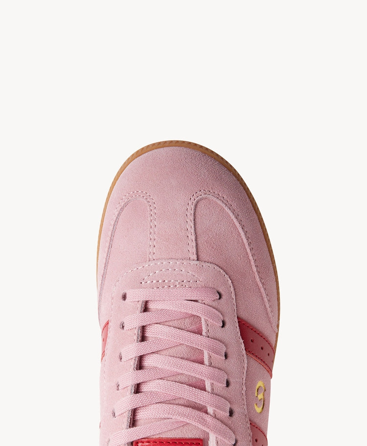 Goodsole 2001 Parallel - Pink Suede / Red Leather