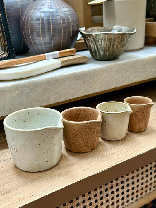 Ceramic Measuring Cups - Set of 4