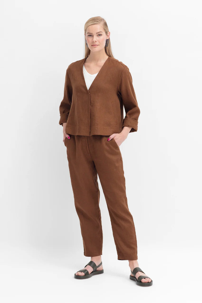 Elk Fiene Jacket | Bronze Brown
