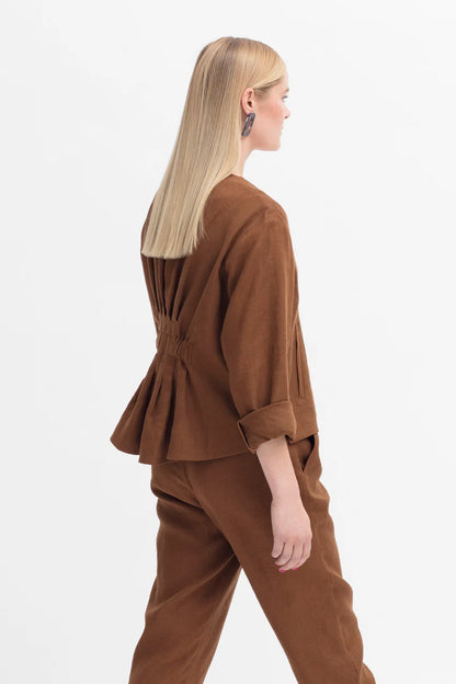 Elk Fiene Jacket | Bronze Brown