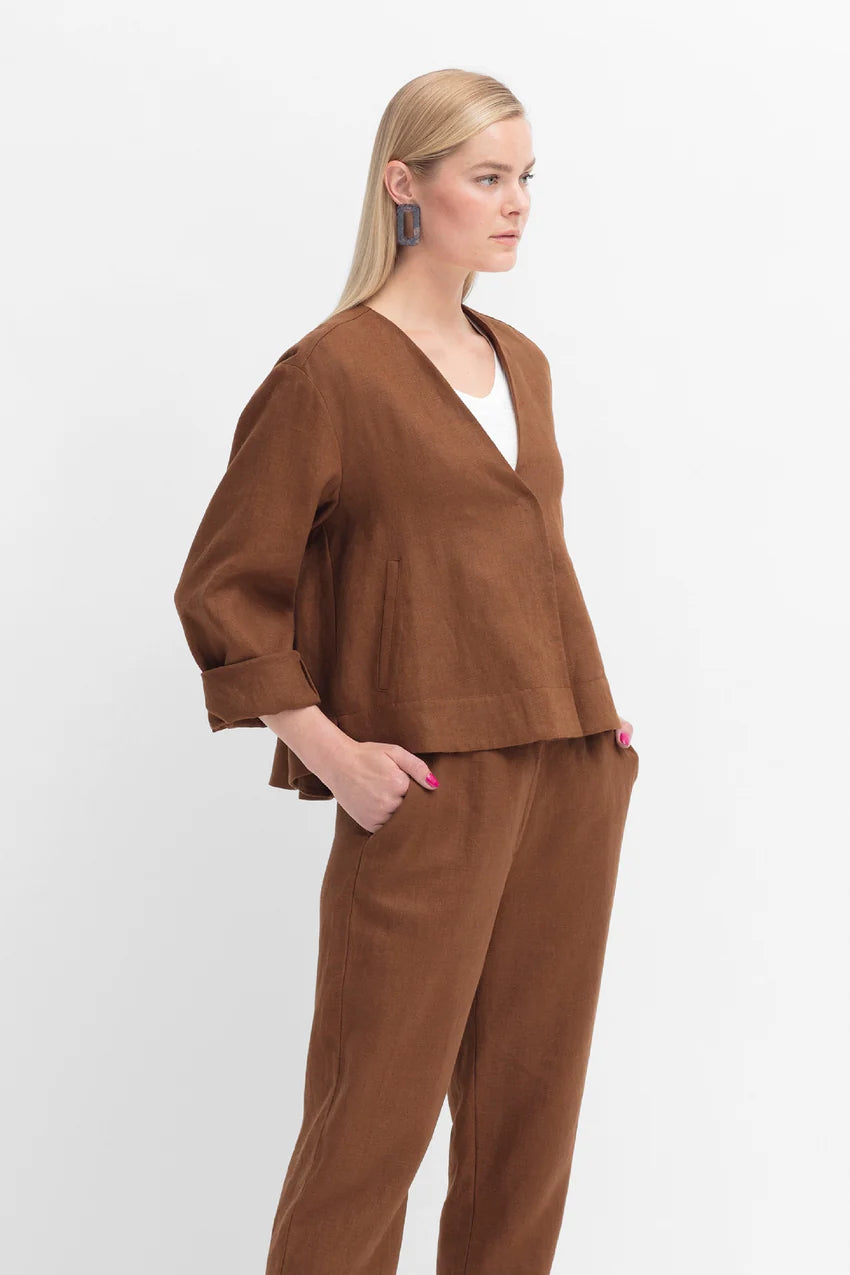 Elk Fiene Jacket | Bronze Brown