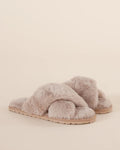 Gingerlilly Milan Plush Slipper | Beige