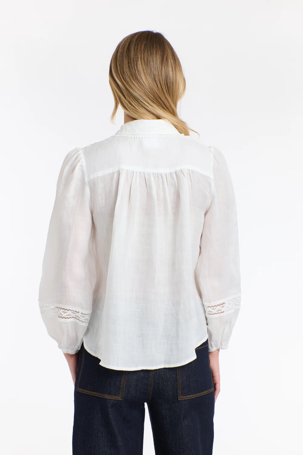 365 Days Elodie Lace Shirt - White
