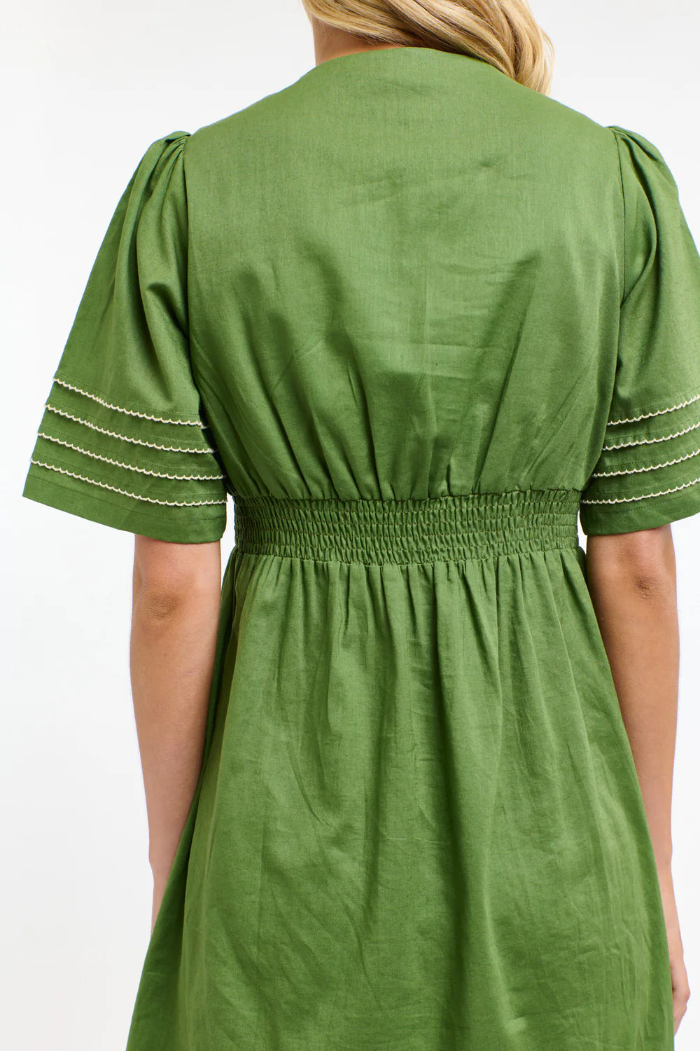 Charlie Edge Trim Dress - Kelly Green