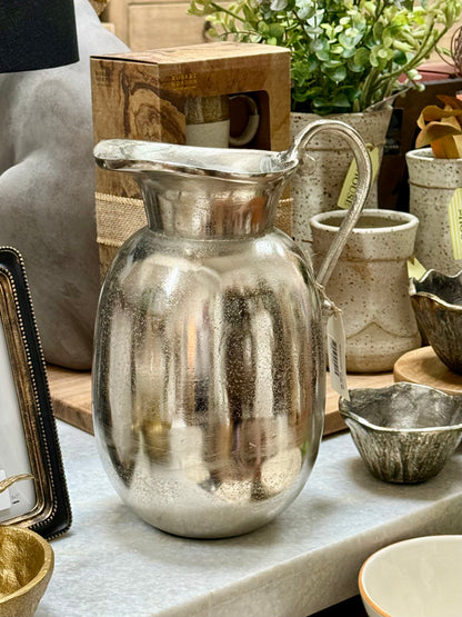 Silver Flower Jug