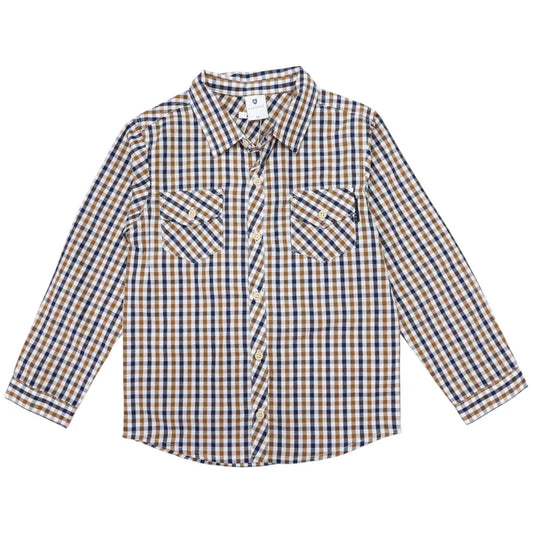 Korango Check Shirt | Beige