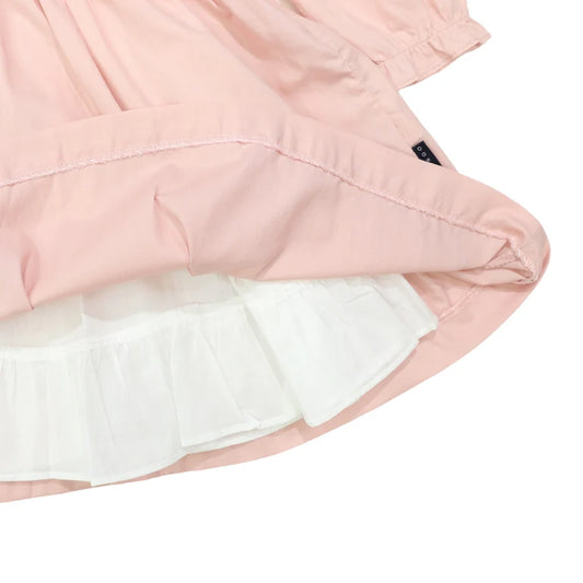 Korango Front Frill Dress - Dusty Pink