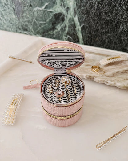Louenhide Sofia Jewellery Box | Pale Pink