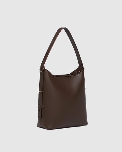 Louenhide Audrey Bucket Bag | Chocolate