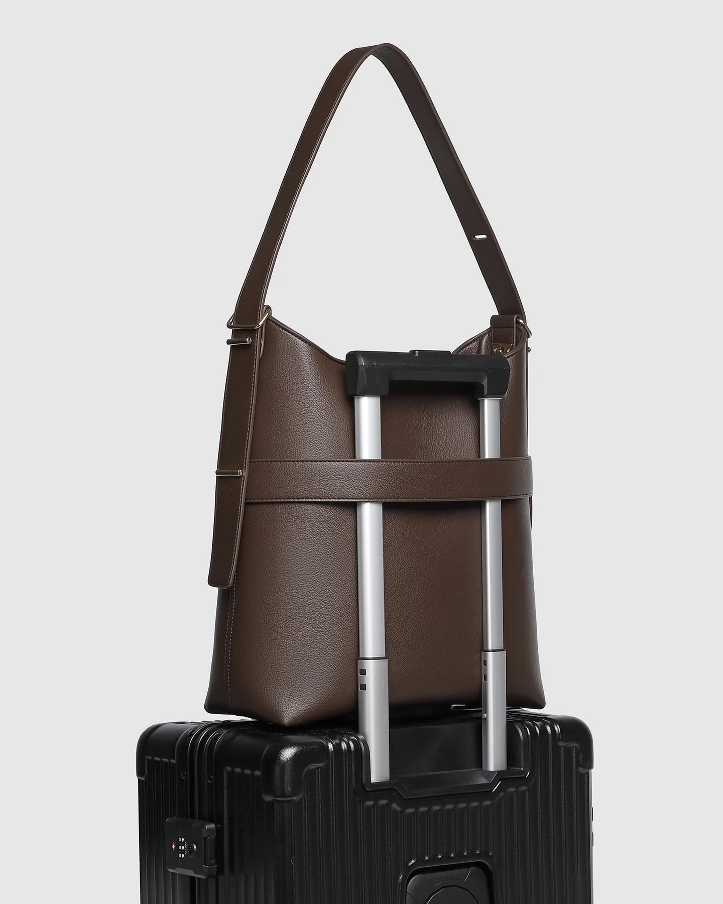 Louenhide Audrey Bucket Bag | Chocolate