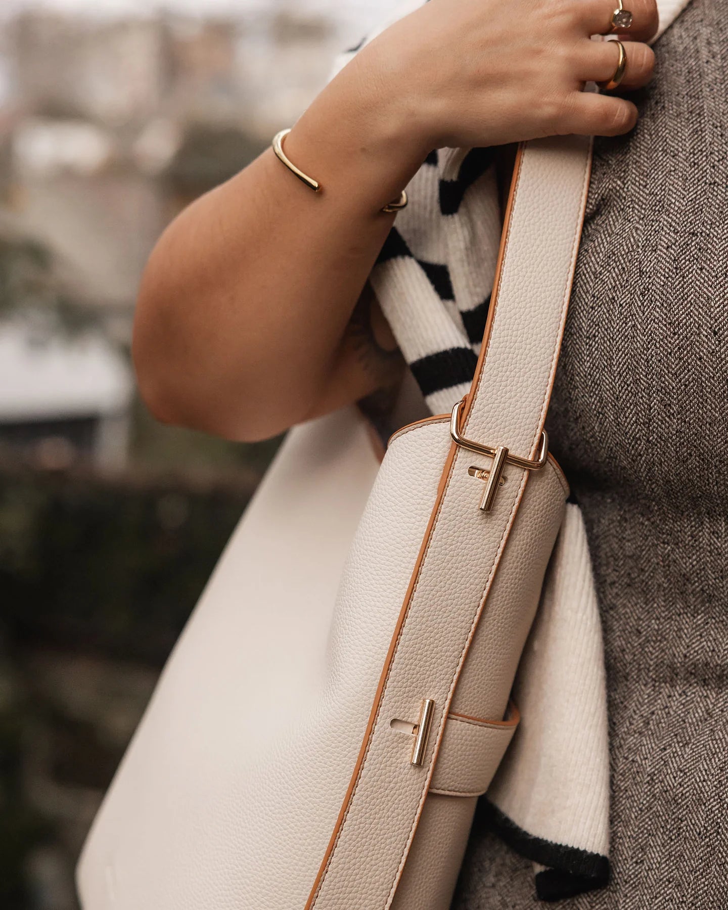 Louenhide Audrey Bucket Bag - Vanilla