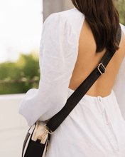 Load image into Gallery viewer, Logo Guitar Strap- Black
