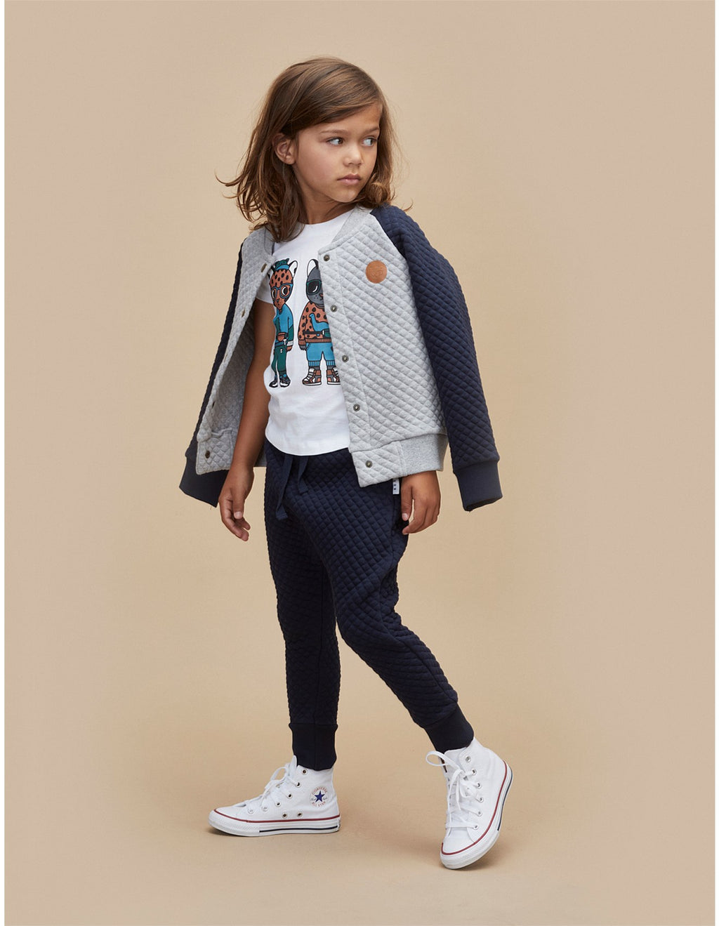 Huxbaby Midnight Stitch Bomber Jacket