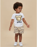 Huxbaby Digi Smile T-Shirt | Gold