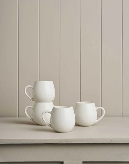 Set of 4 Hug Me Mugs | Snow