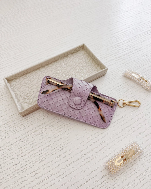 Louenhide Skittle Sunglass Case - Woven Lilac