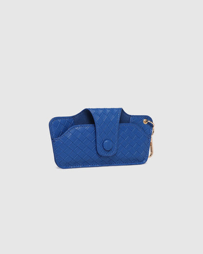 Louenhide Skittle Sunglass Case - Woven Ocean Blue