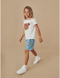 Huxbaby Vintage Terry Slouch Short