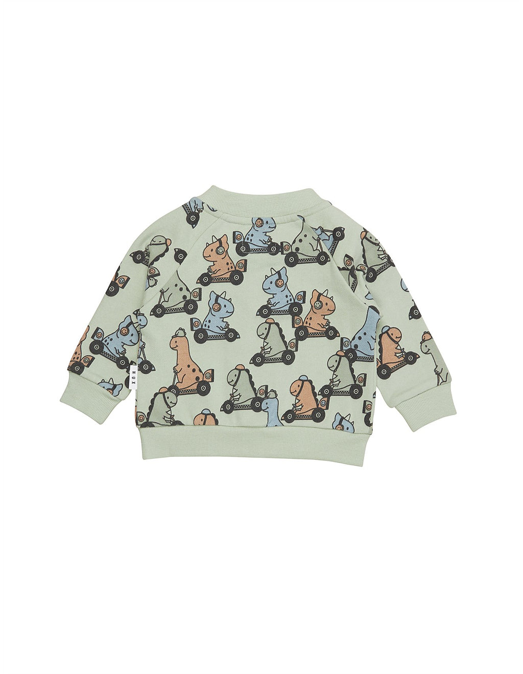 Huxbaby Dino Racer Terry Bomber Jacket | Thyme