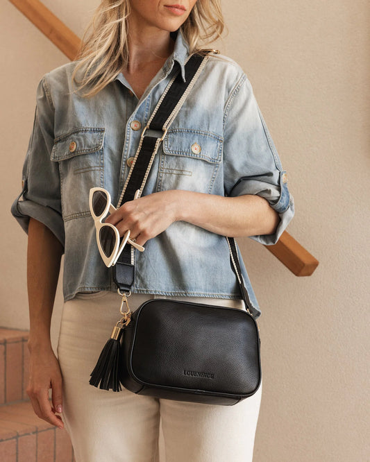 Louenhide Jacinta Gia Crossbody Bag | Black