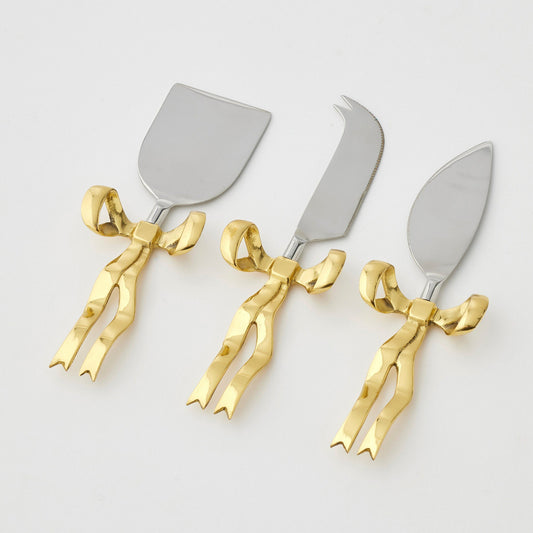 Bowtiful Cheese Knife Set - 3 Piece