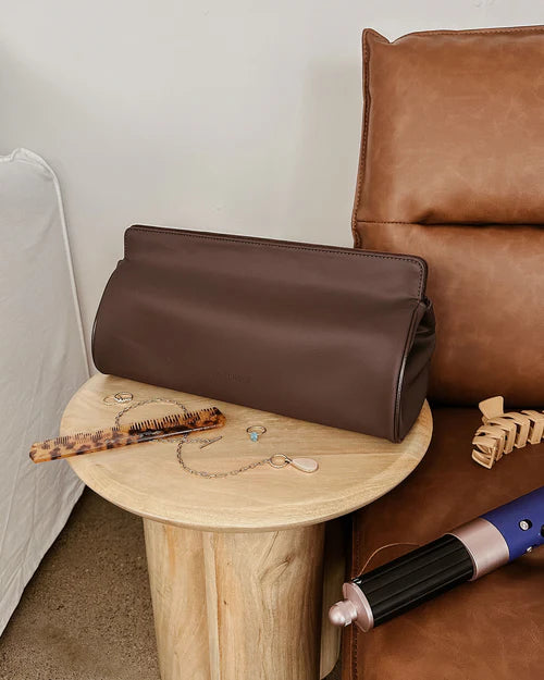 Louenhide Margot Hair Tool Travel Case - Chocolate