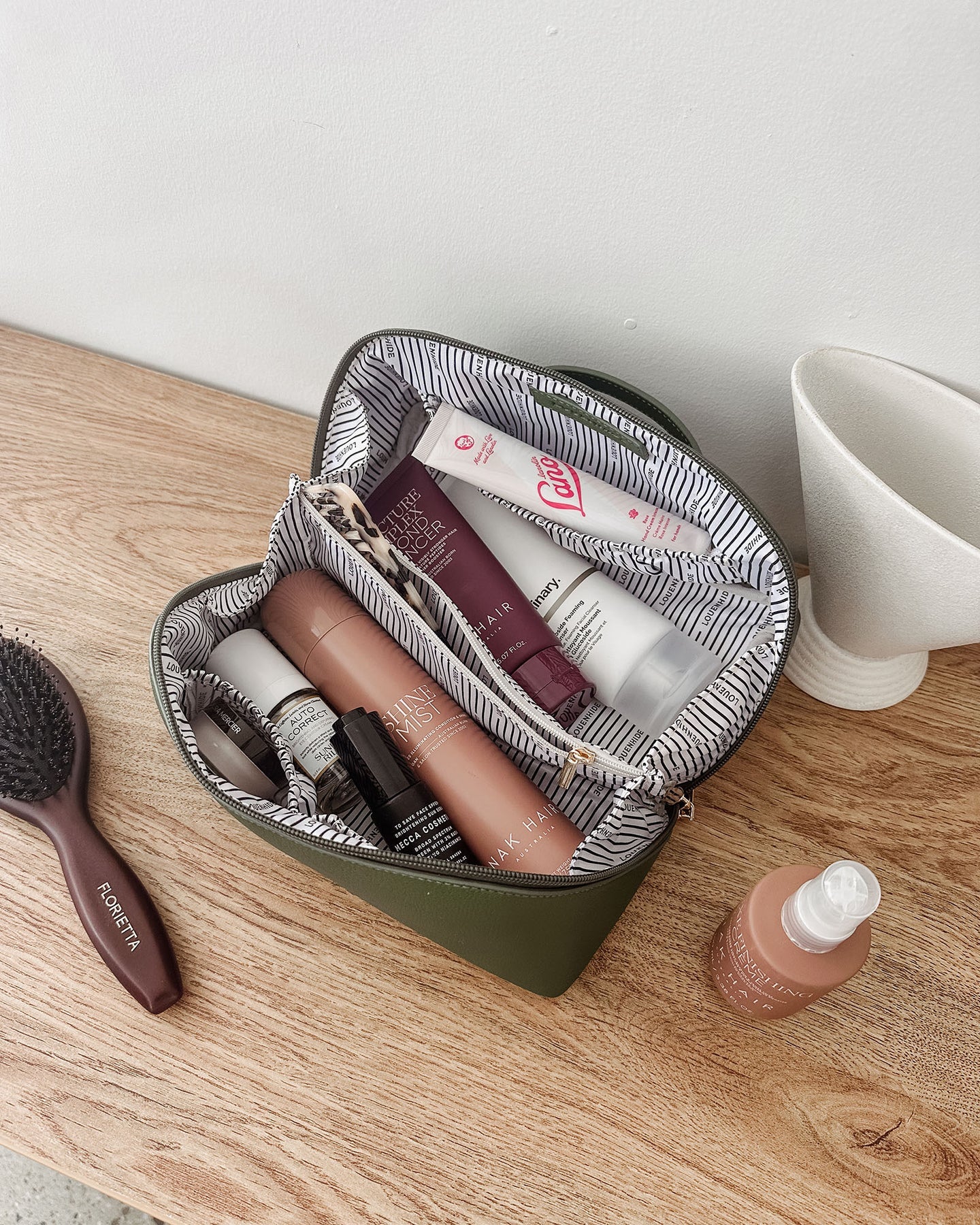 Louenhide Mary Cosmetic Bag - Olive